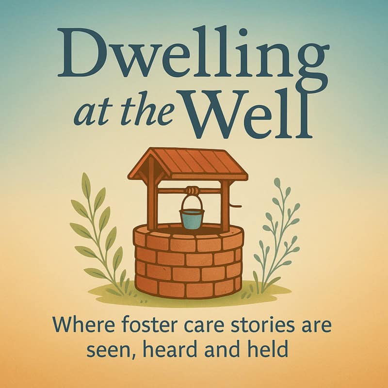 Dwelling at the Well podcast cover artwork: a stone well under a small roof